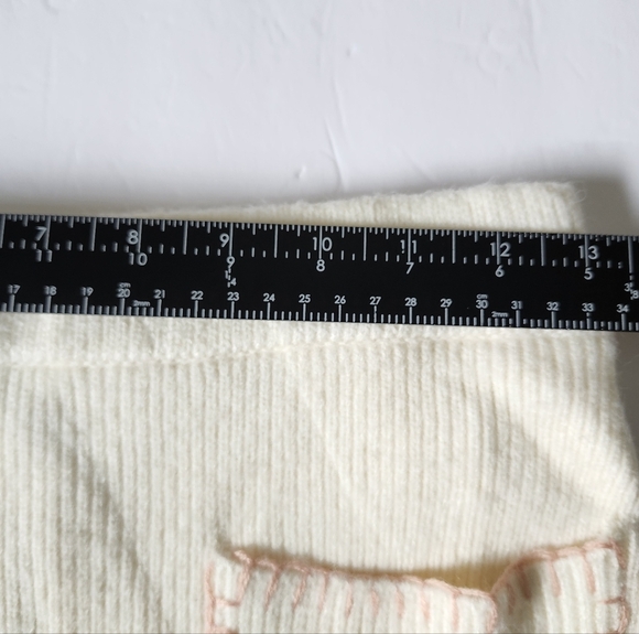 Jacquie The Label Cream Knit A-line Mini Skirt Size Small - Picture 8 of 8